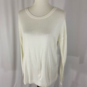 A New Day White Crewneck Sweater